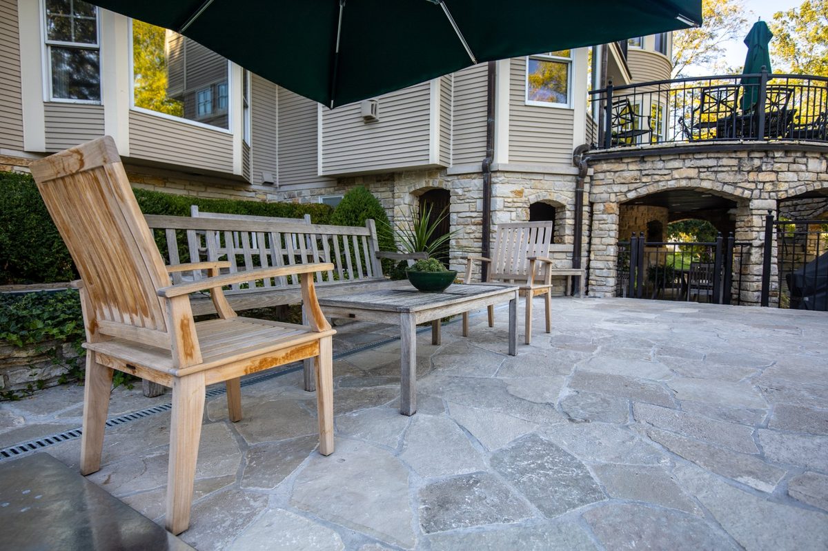 Patio Stone Work by Moane Landscaping